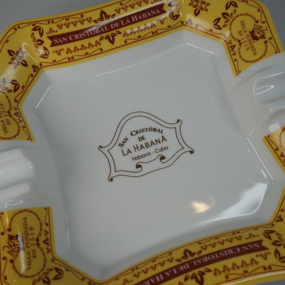 Rare BIDASOA San Cristobal de la Habana Cigar Ashtray - Picture 12 of 15
